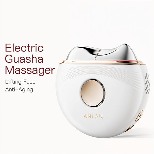 Electric guasha massager ems face neck hot cold - product image