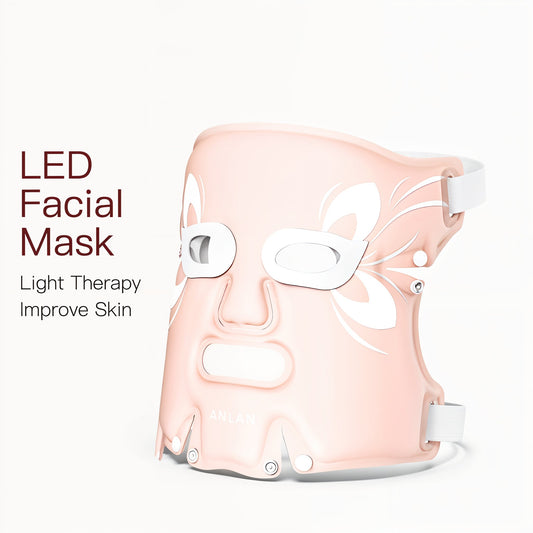 Facial led mask 5 color therapy silicone waterproof - product image