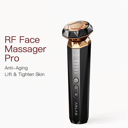 Multifunction skincare device 18k gold rf ems - product image