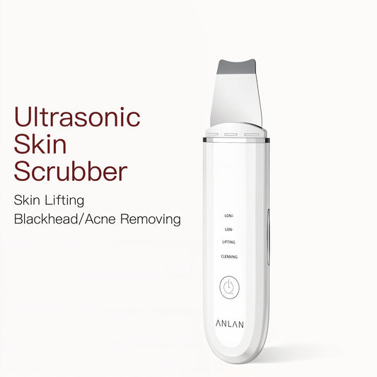 Ultrasonic skin scrubber deep cleaning facial peeling - product image